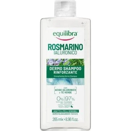 Equilibra Shampoo Rinforzante al Rosmarino e Acido Ialuronico 265 ml