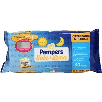 Pampers Sole e Luna Salviette Profumate con Camomilla 40 pz