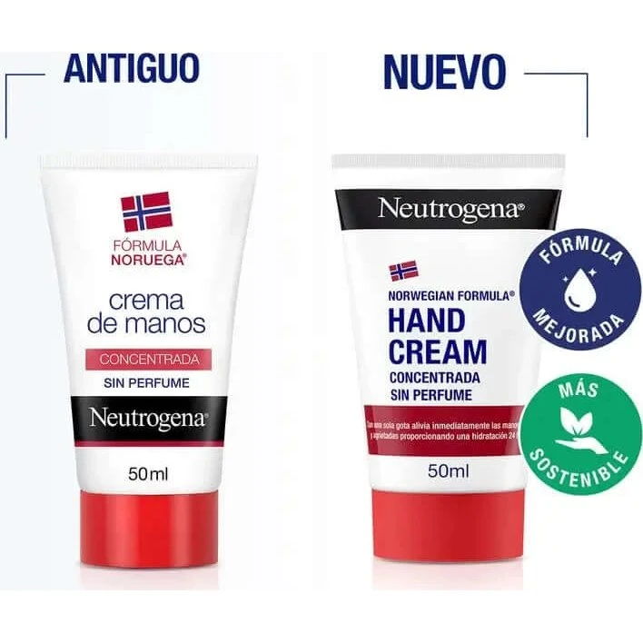 Neutrogena Crema Mani Concentrata Riparatrice Senza Profumo 50 ml