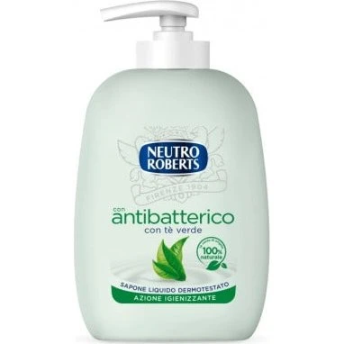 Neutro Roberts Sapone Liquido Antibatterico al Tè Verde 200 ml
