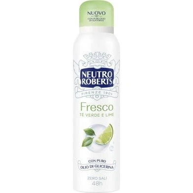Neutro Roberts Deodorante Spray Tè Verde e Lime 150 ml