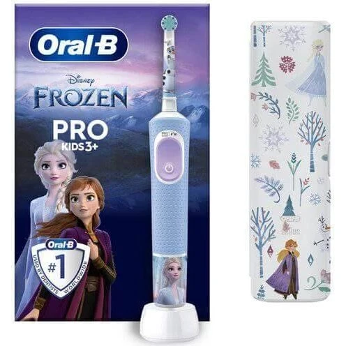 Oral-B Pro Kids Spazzolino Elettrico Frozen con Custodia