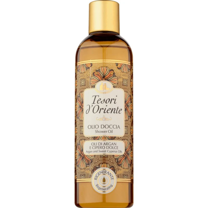 Tesori d'Oriente Olio Bagno Argan e Cipero 250 ml