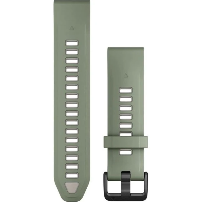 Cinturino Garmin QuickFit® 20 in Silicone Verde per Fenix S