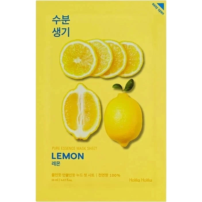 Holika Holika Pure Essence Maschera Viso Limone 23 ml