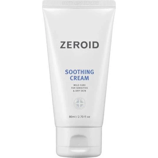 Zeroid Crema Lenitiva per Pelli Secche e Sensibili, 80 ml