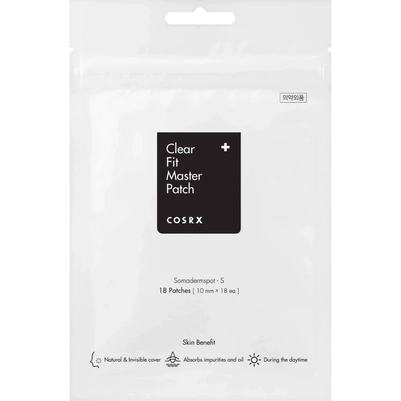 Cosrx Clear Fit Master Patch, 18 cerotti idrocolloidali trasparenti