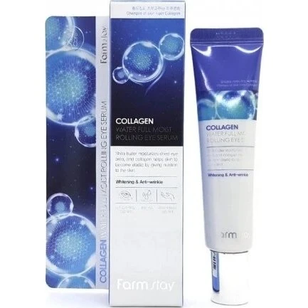 Farmstay Collagen Water Full Moist Rolling Eye Serum 25ml
