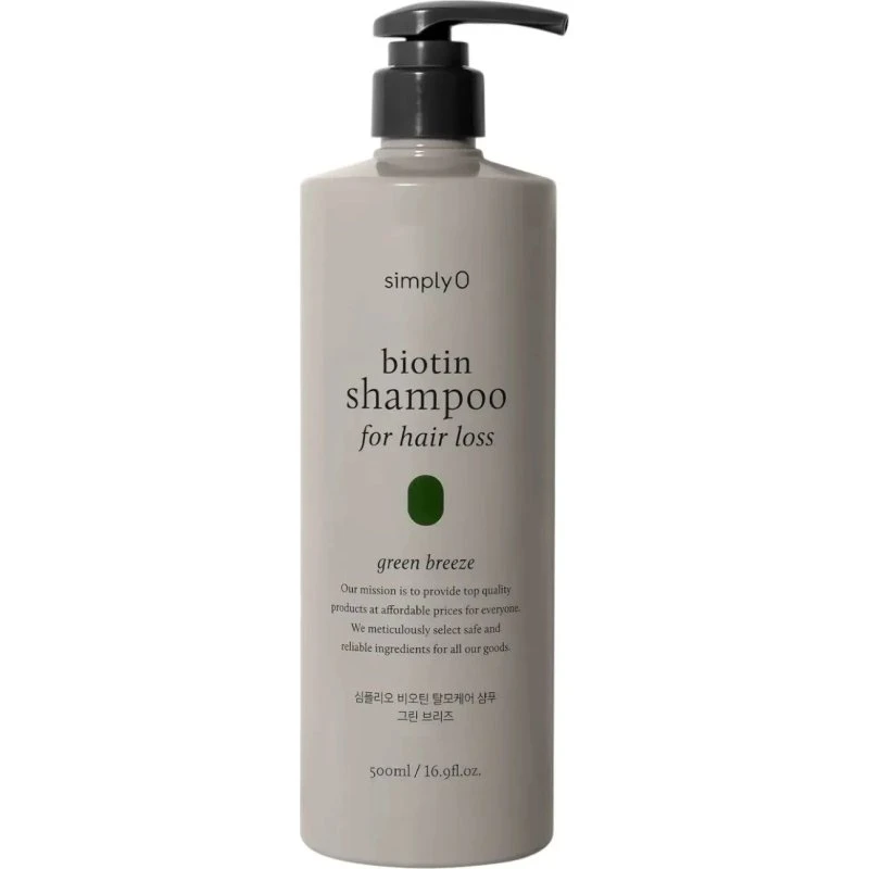 SimplyO Shampoo Anticaduta alla Biotina Green Breeze