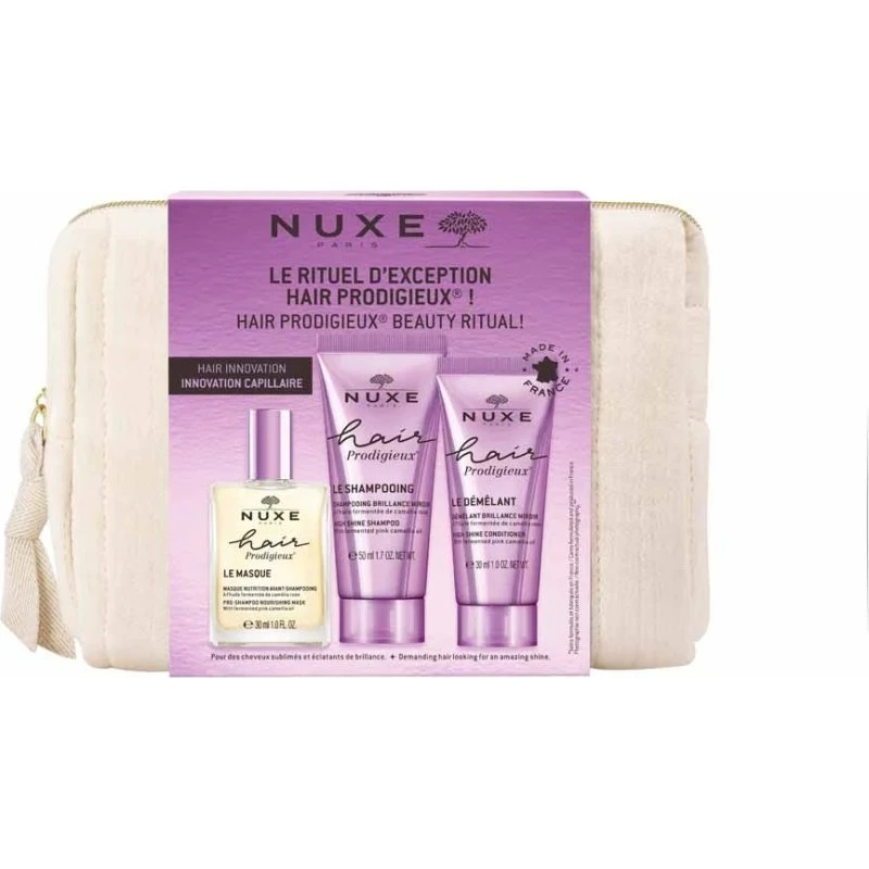 Nuxe Hair Prodigieux Trousse Kit Cura Capelli 3 Prodotti