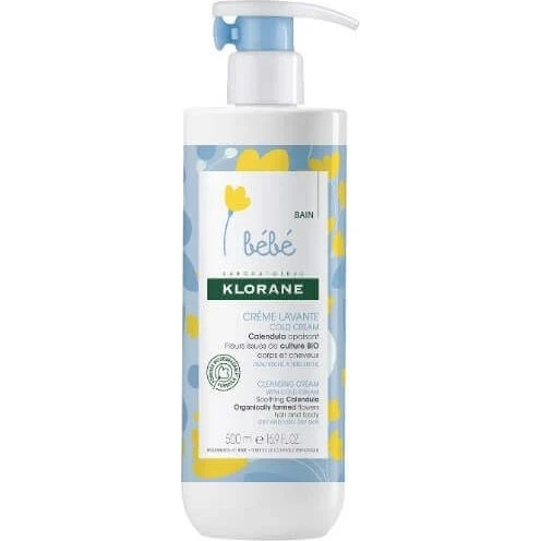 Klorane Bebe Crema Detergente con Cold Cream 500ml