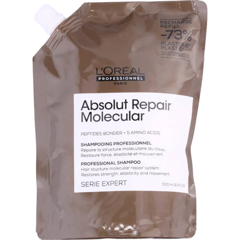 L'Oréal Absolut Repair Molecular Shampoo Refill 500 ml