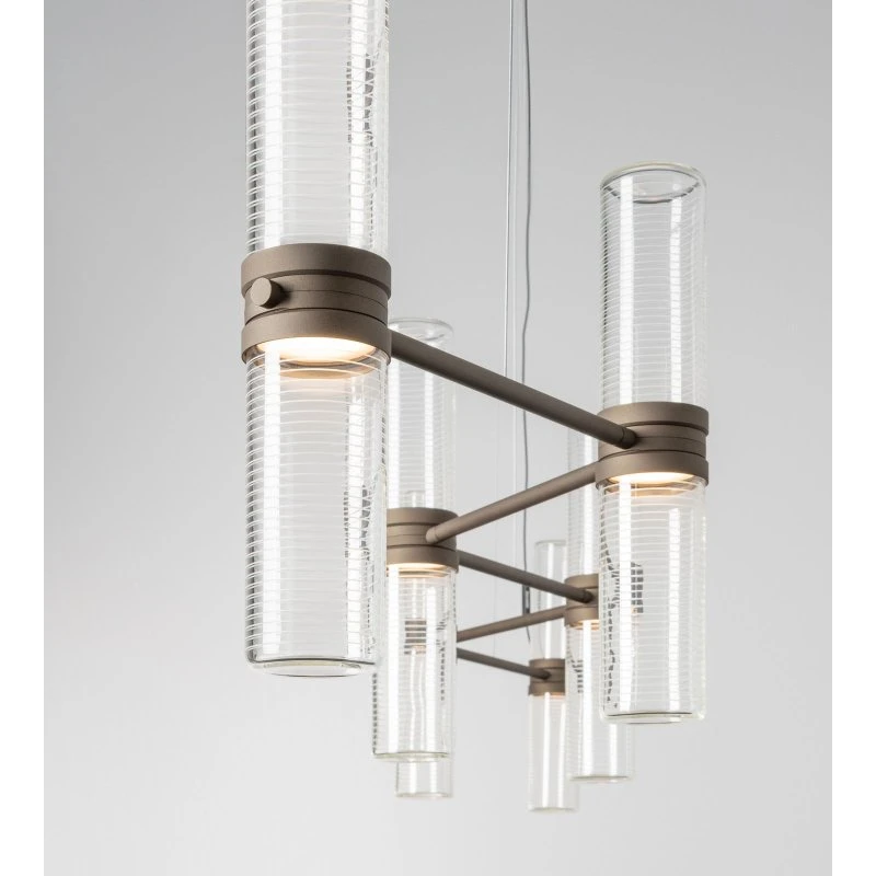 Artemide Zephyr Linear Lampada a Sospensione LED Bronzo 160 cm