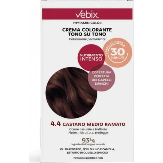 VEBIX PHYTAMIN COLOR 4,4 Castano Medio Ramato