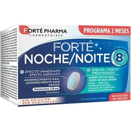 Forte Pharma Forte Notte 8H - Integratore per il Sonno, 60 Compresse