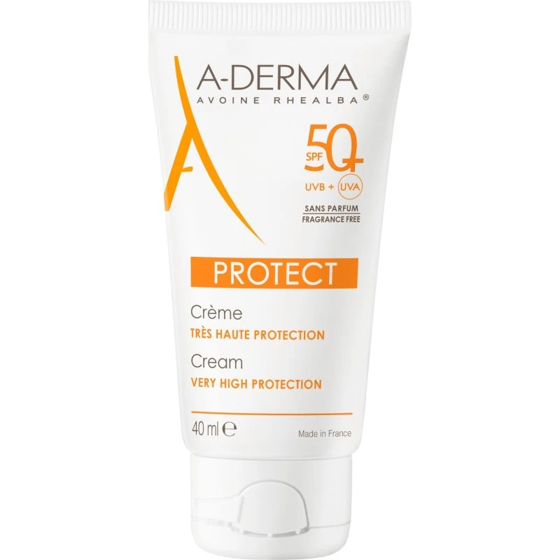 A-DERMA A-D Protect Crema Senza Profumo SPF50+ 40ml