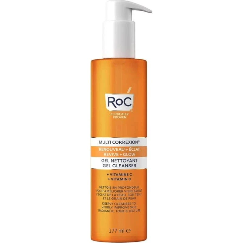 RoC Multi Correxion Revive + Glow Gel Detergente 177 ml