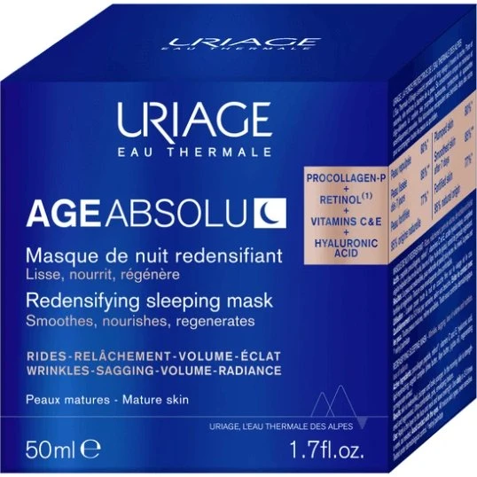 Uriage Age Absolu Crema Notte Ridensificante Pro-Collagene 50ml