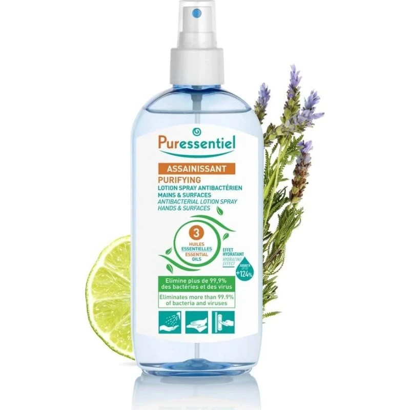 Puressentiel Lozione Spray Purificante Mani e Superfici 250 ml