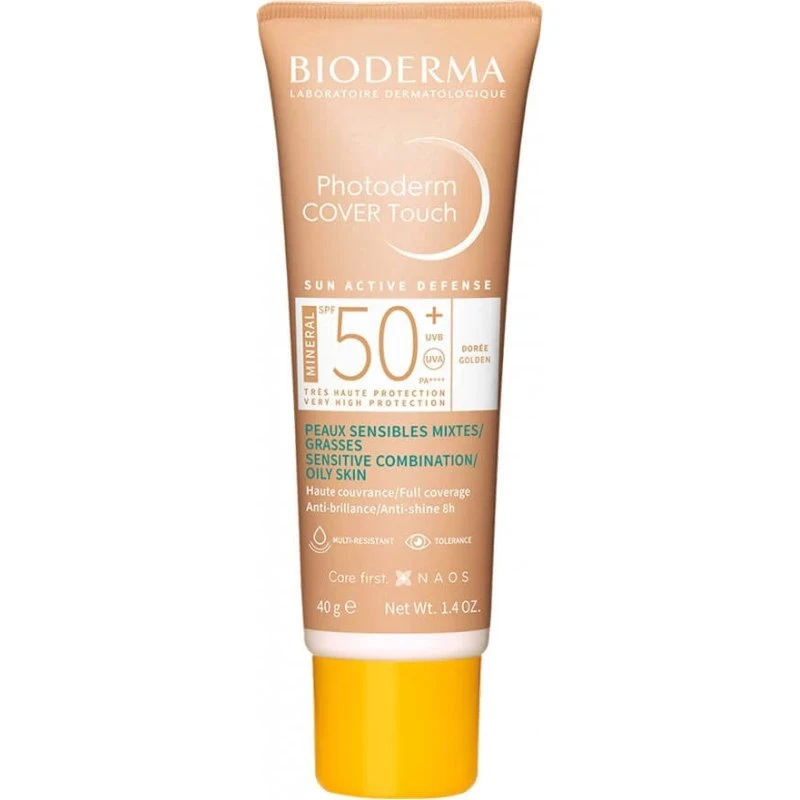 Bioderma Photoderm Cover Touch Mineral SPF50+ Dorée 40g