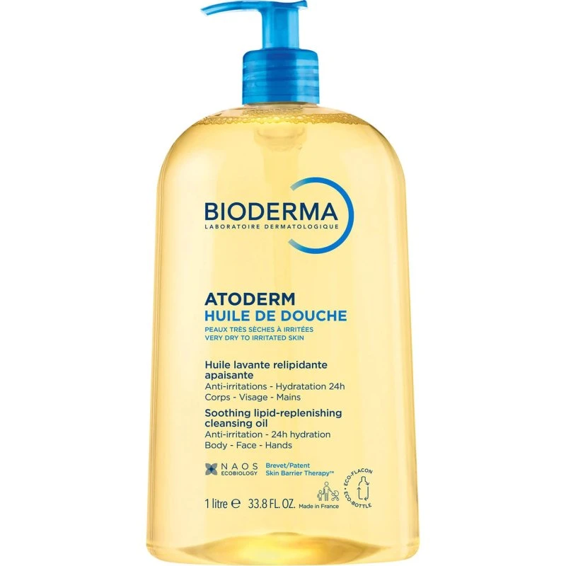 Bioderma Atoderm Huile de Douche Olio Idratante 1 L