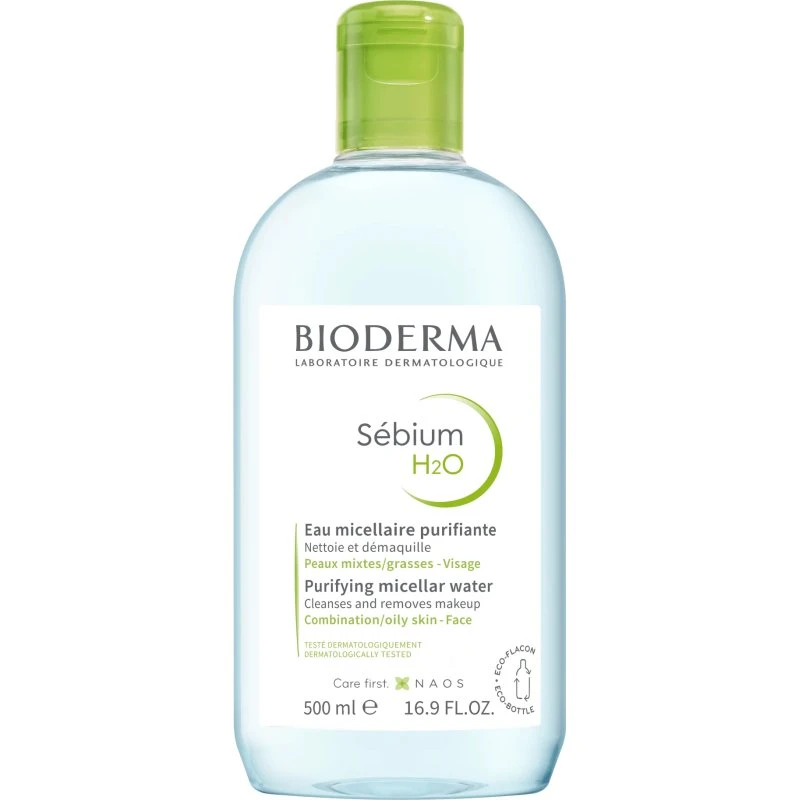 Bioderma Sébium H2O Acqua Micellare per Pelli Grasse e Acneiche 500 ml
