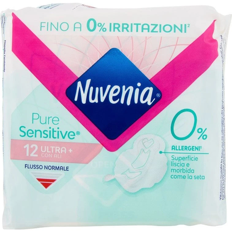 Nuvenia Pure Sensitive Ultra Giorno Assorbenti 12 pz