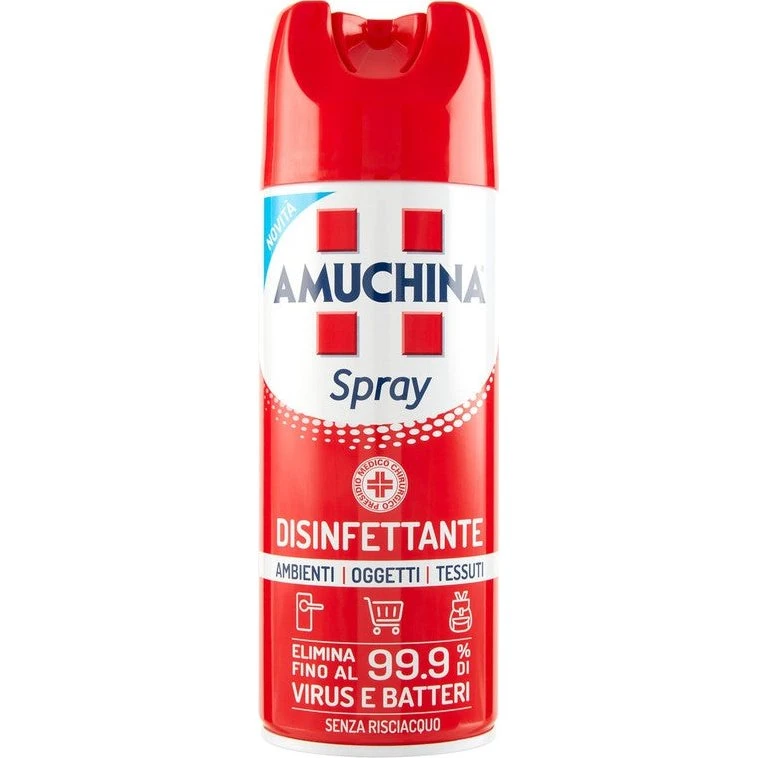 Amuchina Spray Disinfettante Ambienti, Oggetti e Tessuti 400 ml