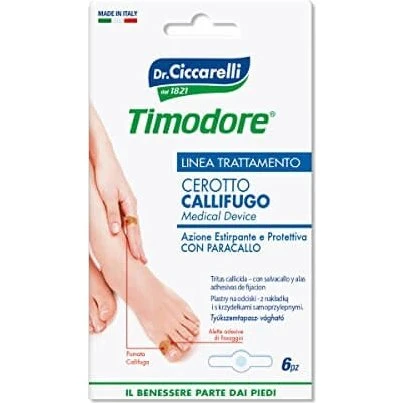 Timodore Cerotto Callifugo con Paracallo e Alette 6 Pzzi