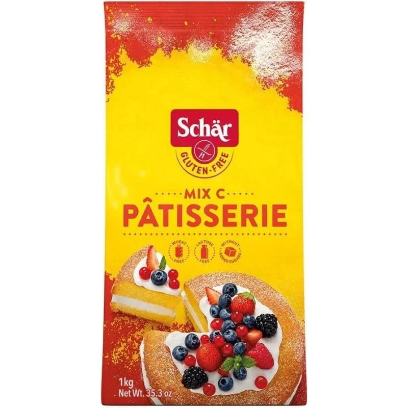 Schär Mix C Dolci Preparato per Torte e Biscotti Senza Glutine 1000g