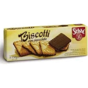 Schär Biscotti con Cioccolato Senza Glutine 150 g