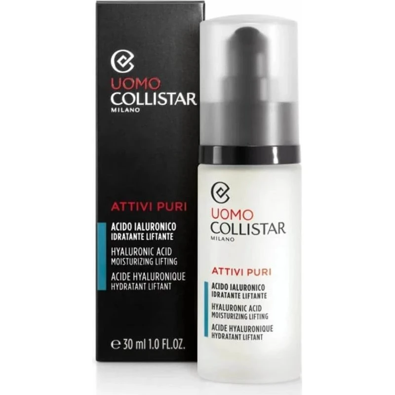 Collistar Attivi Puri Siero Viso Uomo Acido Ialuronico 30ml