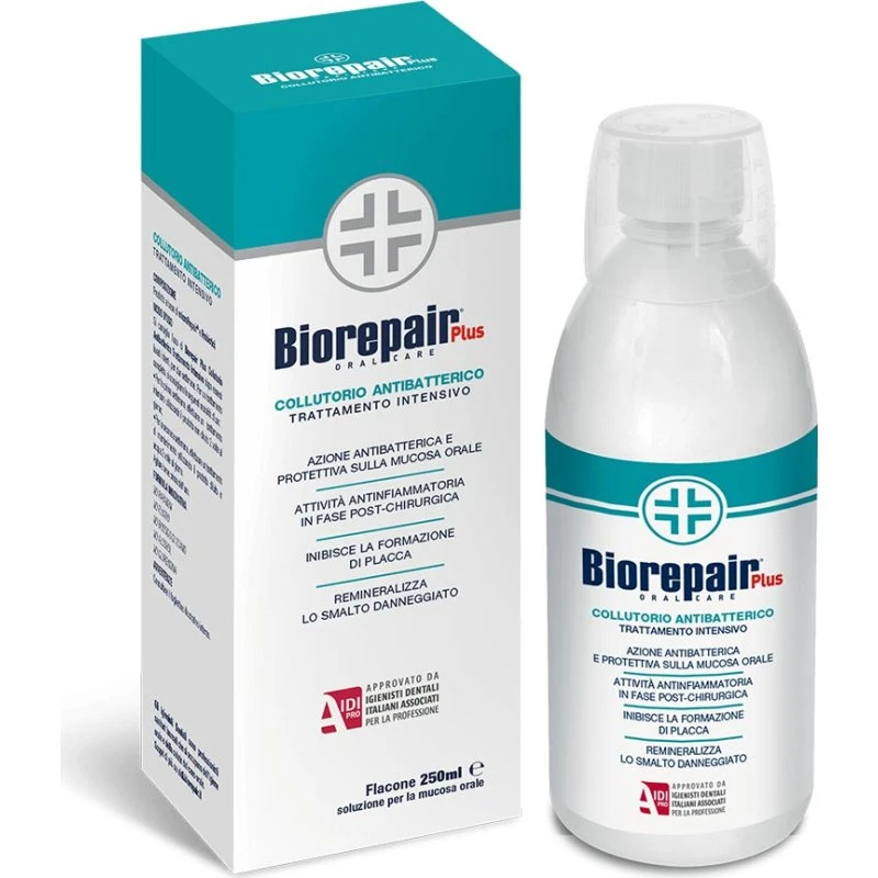 Biorepair Collutorio Antibatterico 250ml Trattamento Intensivo