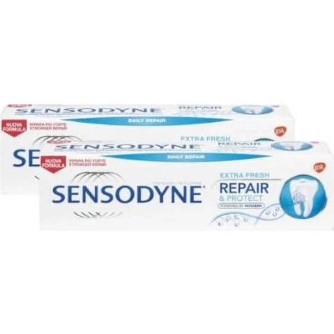 Sensodyne Repair & Protect Extra Fresh Dentifricio 2x75 ml