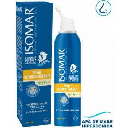 Isomar Spray Nasale Decongestionante Getto Forte 200 ml