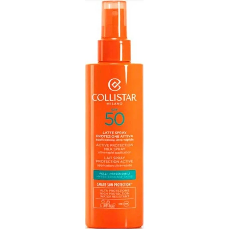 Collistar Latte Spray Protezione Attiva SPF50 Pelli Ipersensibili