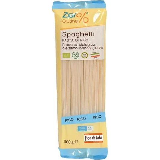Fior Di Loto Spaghetti di Riso Biologici Senza Glutine 500 g