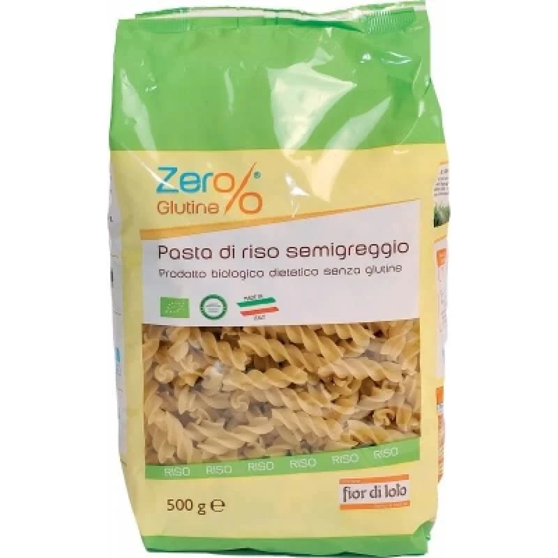 Fior Di Loto Fusilli di Riso Semireggreggio Bio Senza Glutine 500g