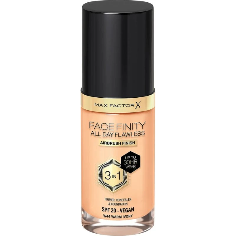 Max Factor Facefinity All Day Flawless 3in1 Fondotinta W44 30ml