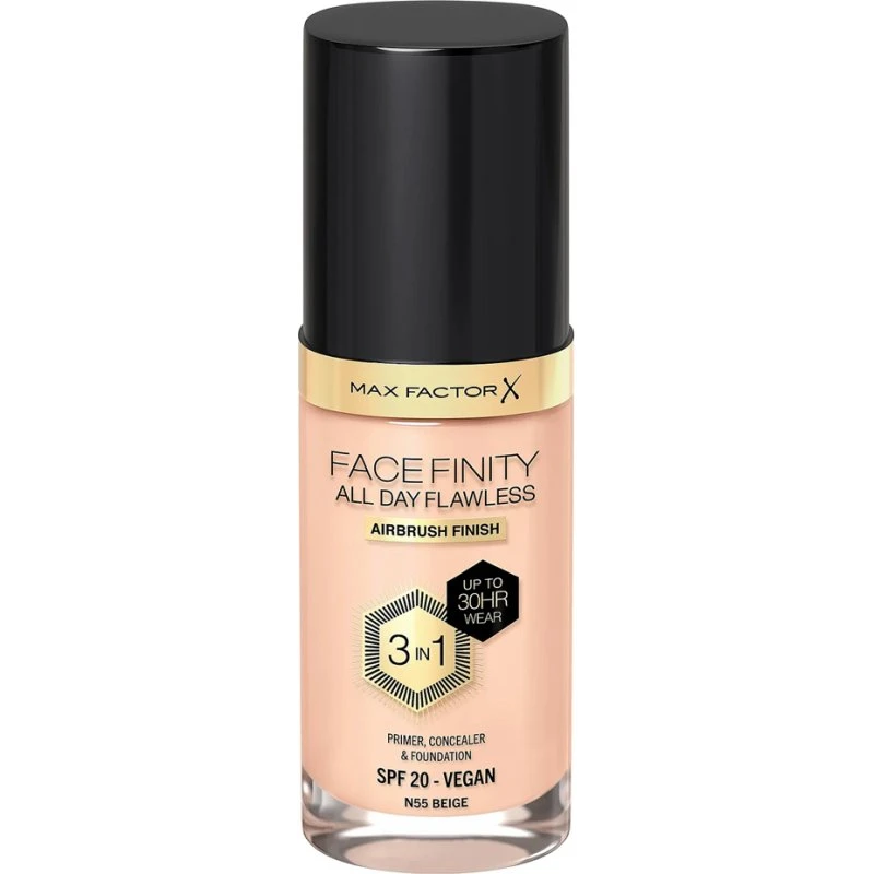 Max Factor Facefinity All Day Flawless 3in1 Fondotinta N55 Beige