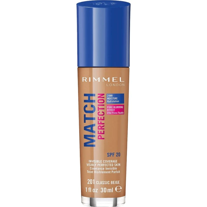 Rimmel London Match Perfection Foundation 201 Classic Beige