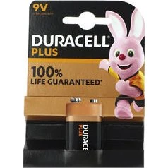 Duracell Plus 9V 6LR61/MN1604 Batteria Alcalina