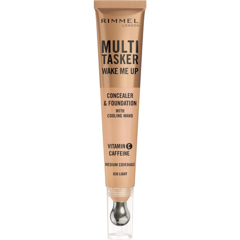 Rimmel London Multi-Tasker Wake Me Up Concealer & Foundation 030 Light