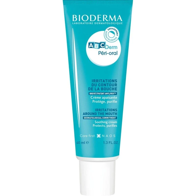 Bioderma ABCDerm Péri-oral Crema Lenitiva per la Pelle della Bocca 40 ml