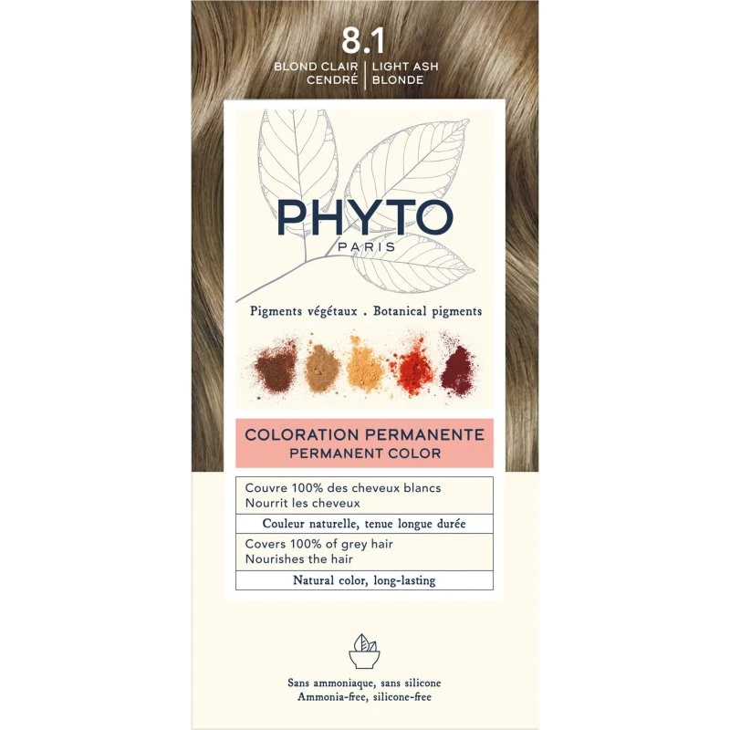 Phyto Color Tintura per Capelli 8.1 Biondo Chiaro Cenere