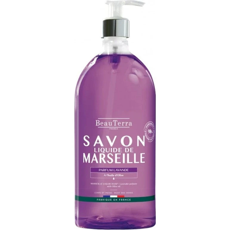Beauterra Sapone di Marsiglia alla Lavanda 1000ml