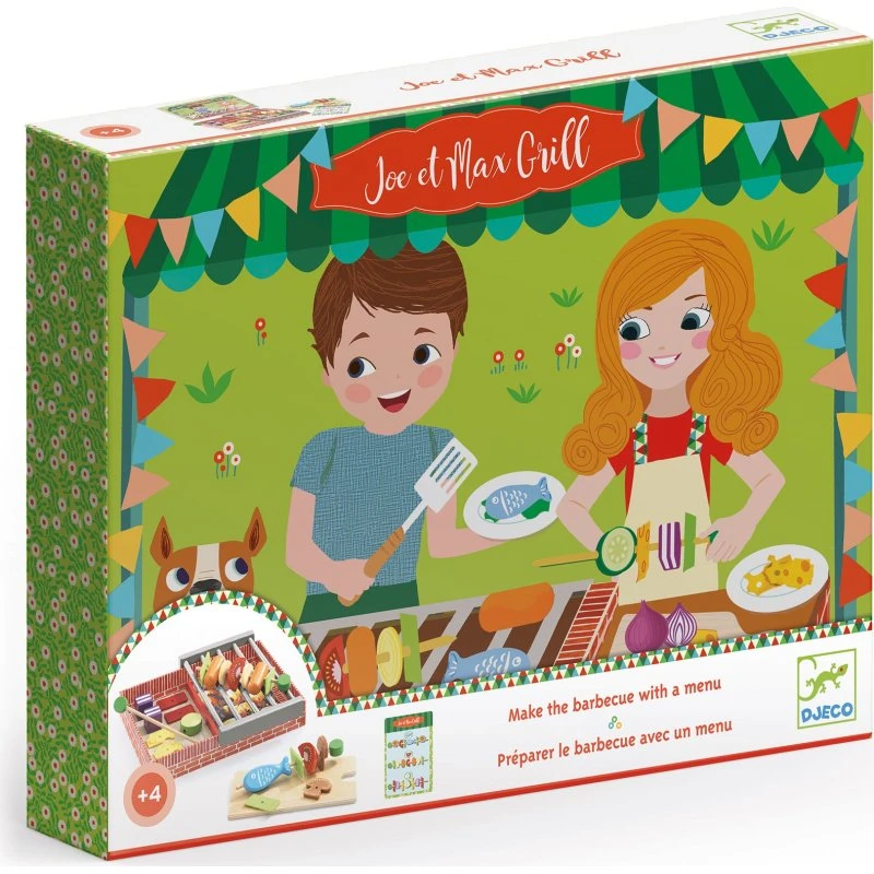 Joe & Max Grill - Gioco di Ruolo Spiedini in Legno