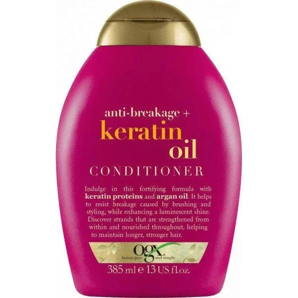 OGX Balsamo Anti-Rottura con Olio di Cheratina 385 ml
