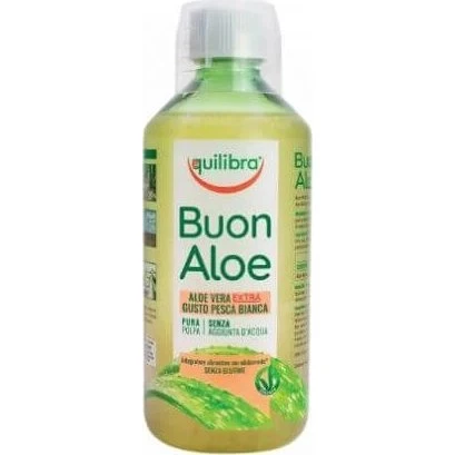 Equilibra Buon Aloe Vera con Succo di Pesca Concentrato 500 ml