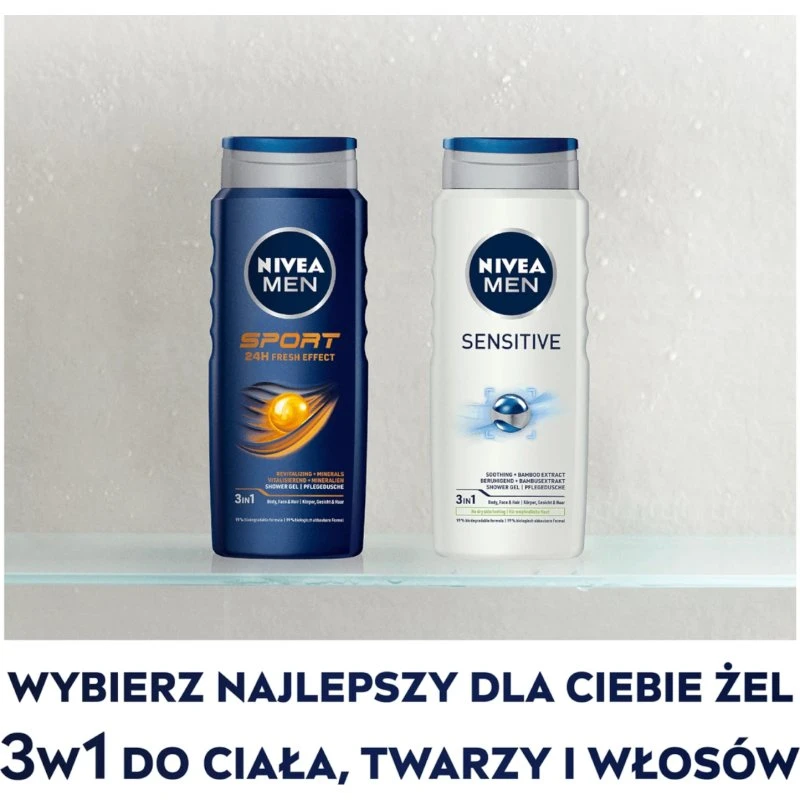 Nivea Men Gel Doccia Sensitive 500 ml